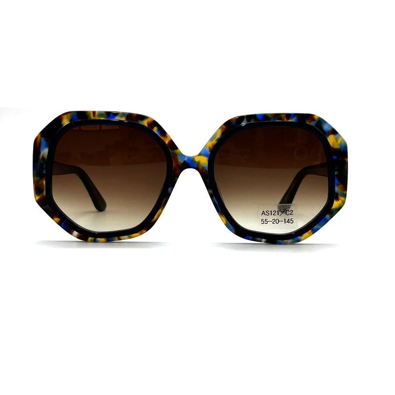 Occhiali da sole CR39 Unisex Acetate Frame con 100% Protezione UV-modello AS121,OEM / fabbrica personalizzata
