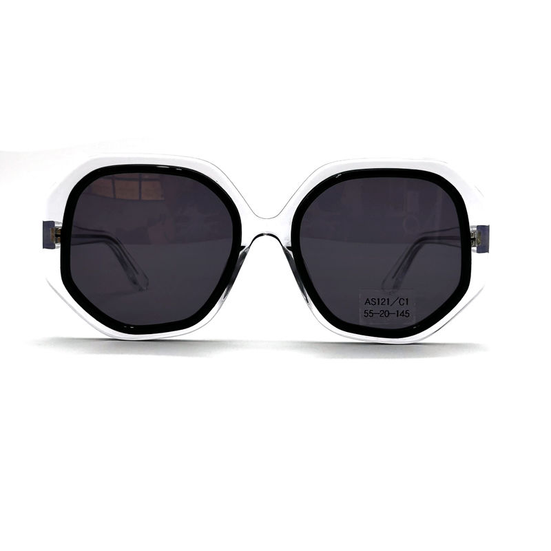 Occhiali da sole CR39 Unisex Acetate Frame con 100% Protezione UV-modello AS121,OEM / fabbrica personalizzata