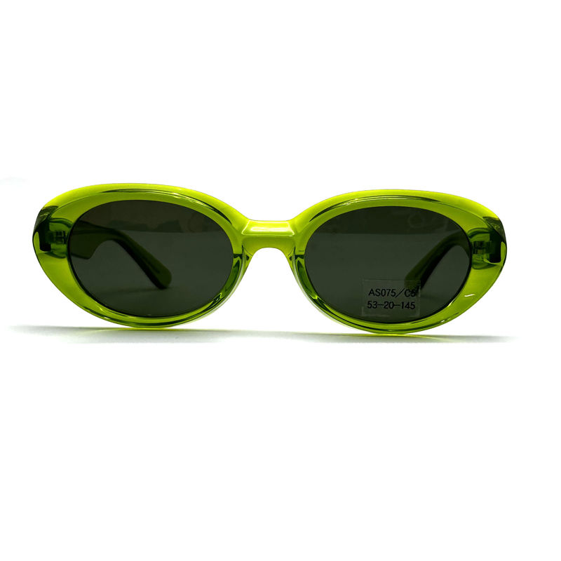 Occhiali da sole con telaio in acetato Moda forma ovale degli occhi e telaio classico stile-modello AS075,OEM/ODM