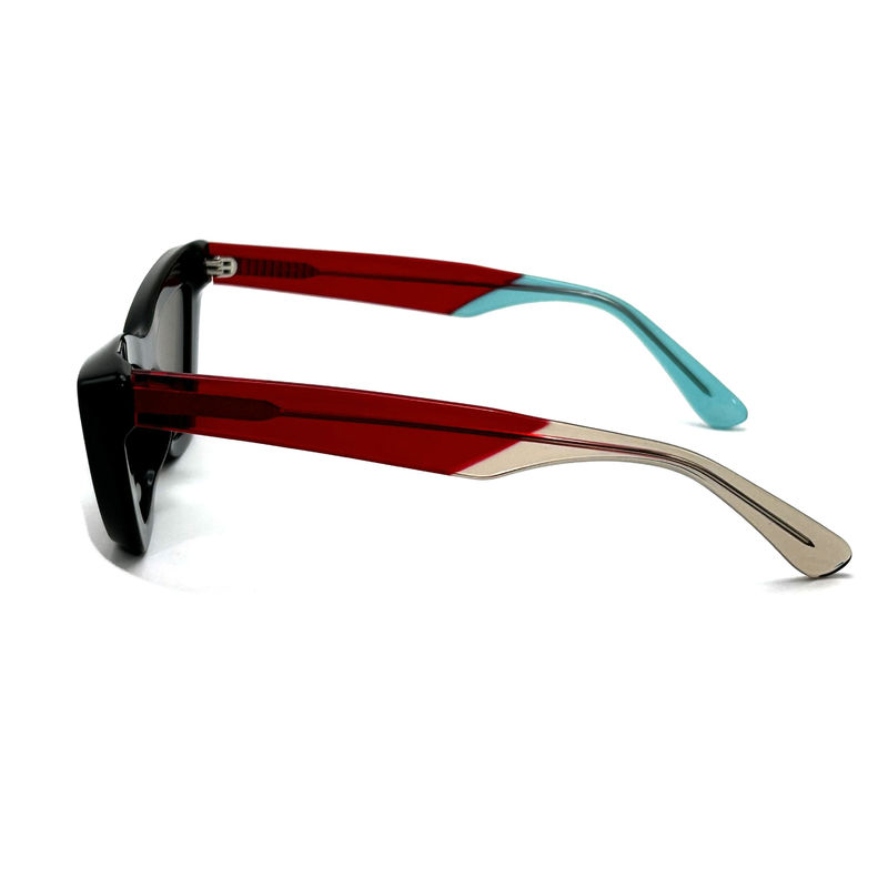 Acetato foglio farfalla forma occhio Acetato telaio Occhiali da sole-modello AS076,Personalizzato / OEM Occhiali da sole Factory
