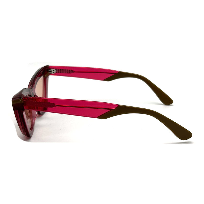 Acetato foglio farfalla forma occhio Acetato telaio Occhiali da sole-modello AS076,Personalizzato / OEM Occhiali da sole Factory