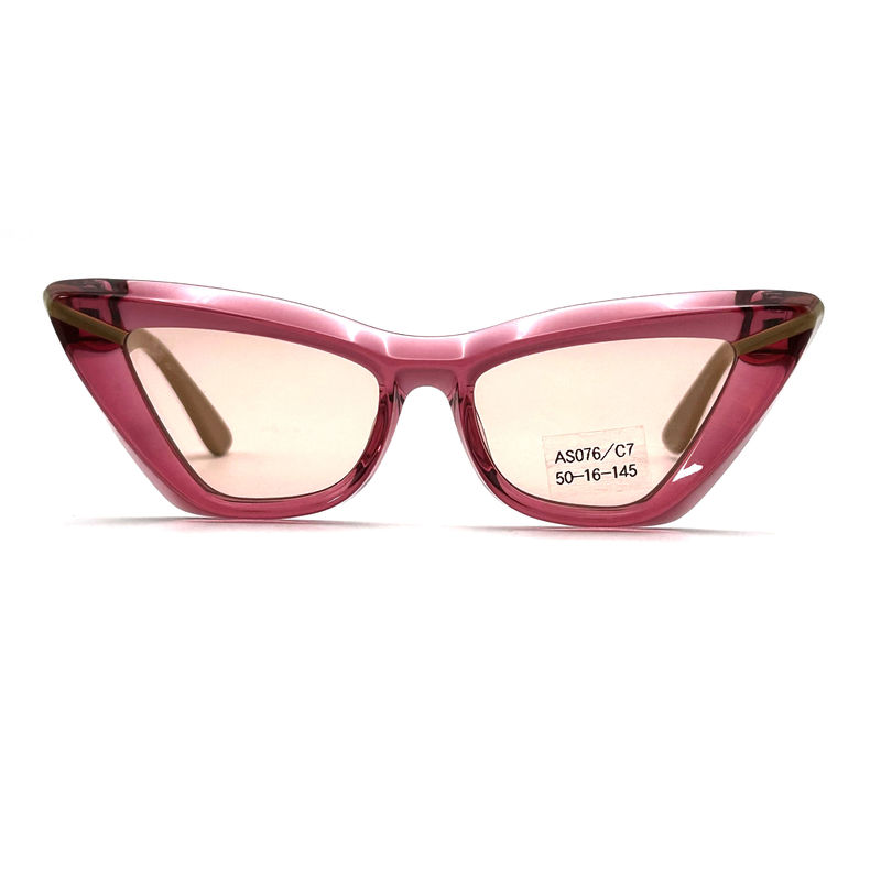 Acetato foglio farfalla forma occhio Acetato telaio Occhiali da sole-modello AS076,Personalizzato / OEM Occhiali da sole Factory