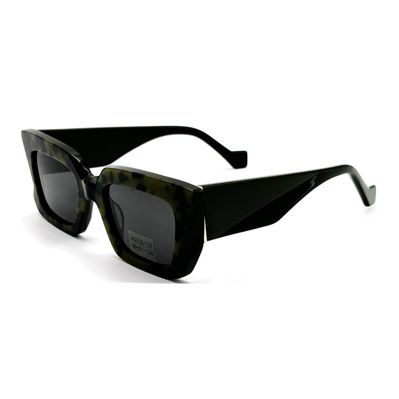 Occhiali da sole con montatura in acetato modello AS113 per uomini con protezione UV al 100%,occhiali da sole OEM Manufacturer