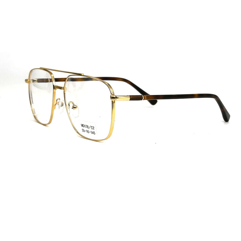 Cornici ottiche metalliche rotonde personalizzate per i tuoi occhiali adattabili perfetto Facory MD178