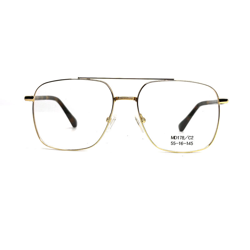 Cornici ottiche metalliche rotonde personalizzate per i tuoi occhiali adattabili perfetto Facory MD178
