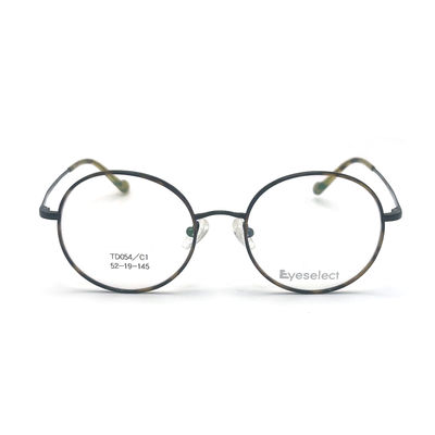 Buon prezzo TD054 Cornice rotonda in titanio con cuscinetti per il naso regolabili in linea