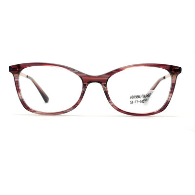Buon prezzo AD198M Cornice ottica in acetato con tempie delicate in linea