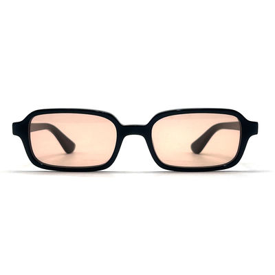 Buon prezzo AS086 Occhiali da sole a montatura in acetato per unisex con lenti resistenti agli graffi in linea
